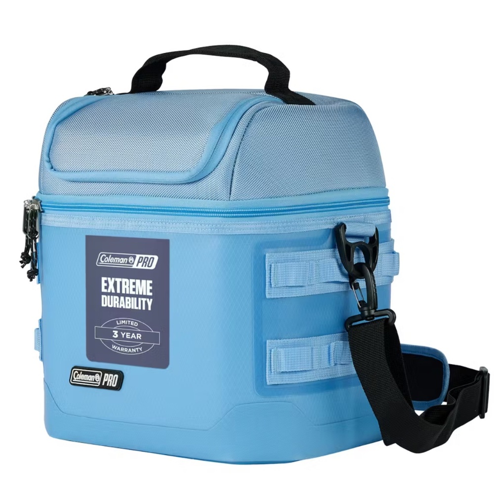 NWT- COLEMAN Cooler: Duffle Bag Bag, Blue, 10.6 qt Capacity, 16 Cans